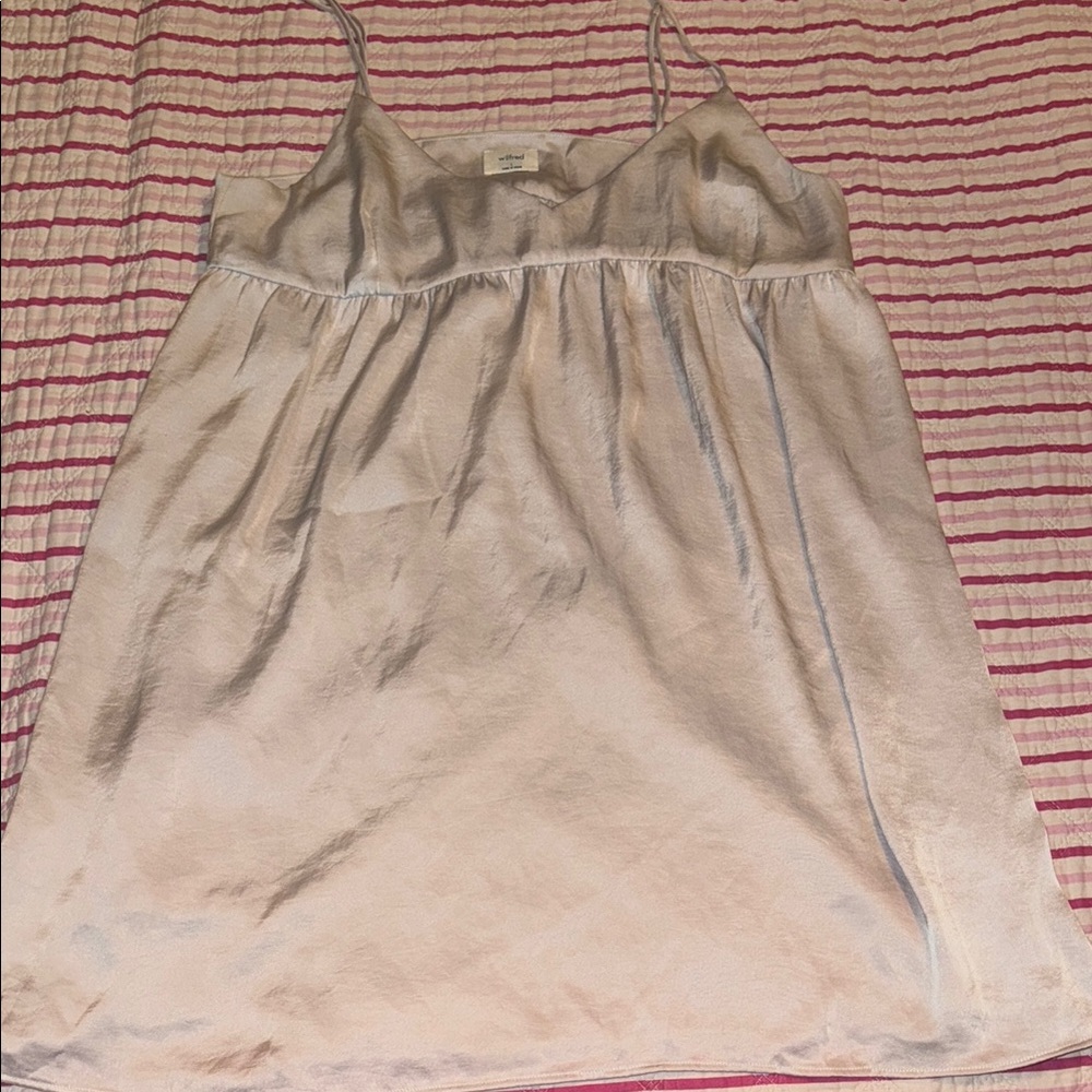 Wilfred Cream Satin Dress